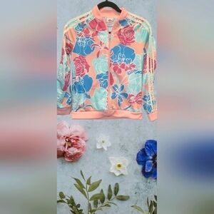 Addias Floral Superstar Track Jacket